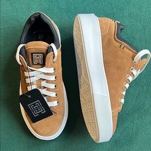 nwt FREESOUL Freerock Suede Platform Sneakers in Brown, Men’s (Big Boy’s) US 5.5